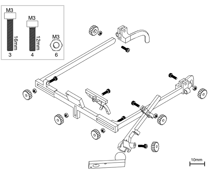 MEYELens exploded view